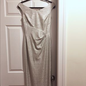 Silver Ralph Lauren Cocktail Dress